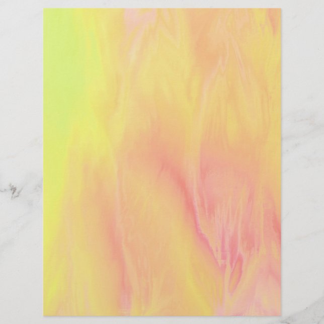 Yellow Skies Bulk Scrapbook Paper Pages Reklamblad (Framsidan)