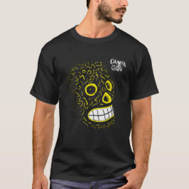 Yellow skull t shirt