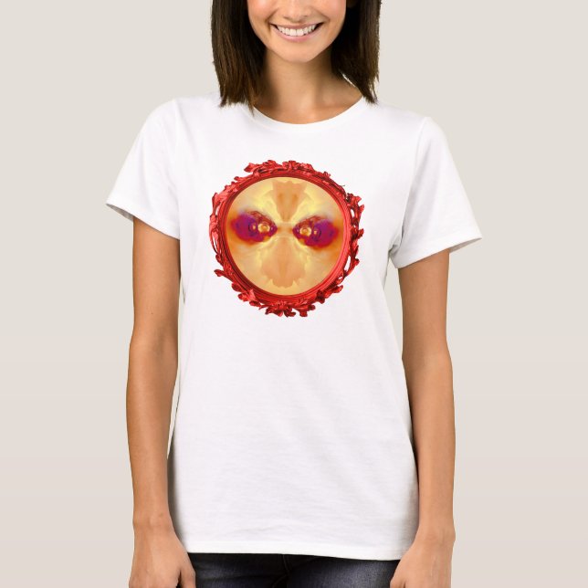 Yellow Soul Warrior Woman T Shirt (Framsida)