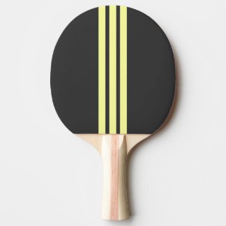 Yellow Sport Stripe Ping Pong Paddle Pingisracket