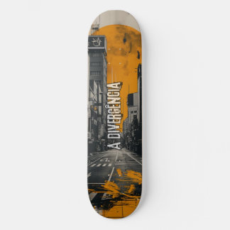 Yellow Street A Divergência Mini Skateboard Bräda 18,5 Cm