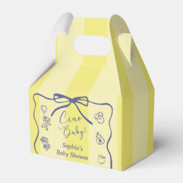 Yellow Stripes Italian Themed Ciao Baby Presentaskar
