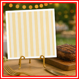 Yellow Stripes La Dolce Vita Lemons Italian PLAIN Pappersservett