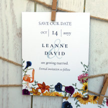 Yellow Sunflowers Orange, Plum Blue Lilies Wedding