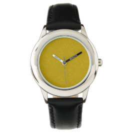 Yellow textured surface with  swirling pattern armbandsur