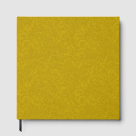 Yellow textured surface with  swirling pattern gästböcker
