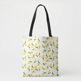 Yellow Tulip Pattern  Tygkasse