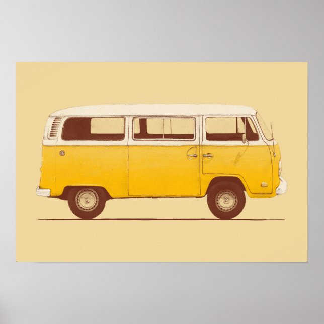 Yellow Van | Florent Bodart Poster (Framsidan)