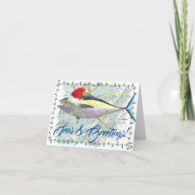 Yellowfin Tuna Helgdag Card