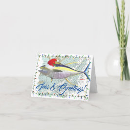Yellowfin Tuna Helgdag Card Helgkort