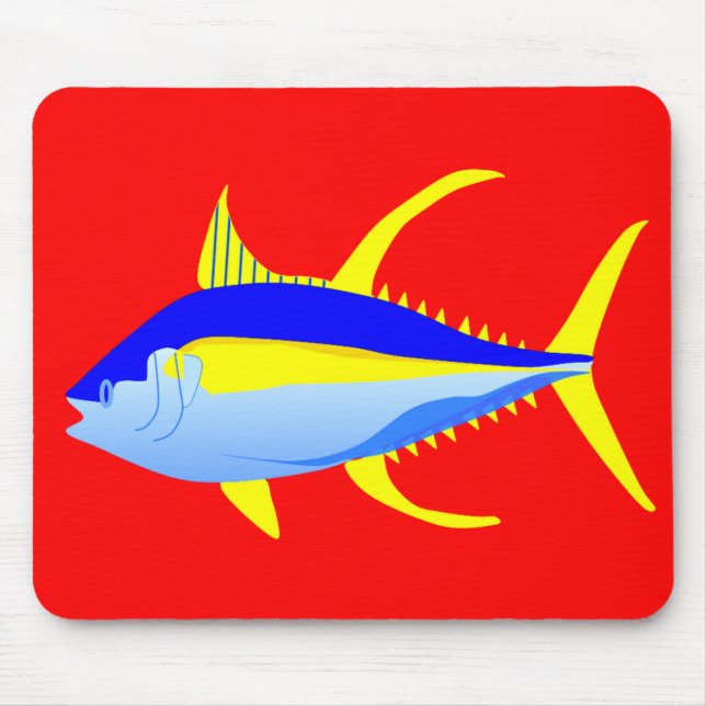 Yellowfintonfisk Musmatta (Framsidan)