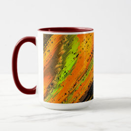 Yellowish small mosaic and twisted mugg