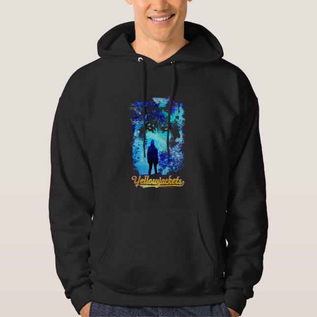 Yellowjackets Varg TV Statisk Konst Hoodie (Framsida)
