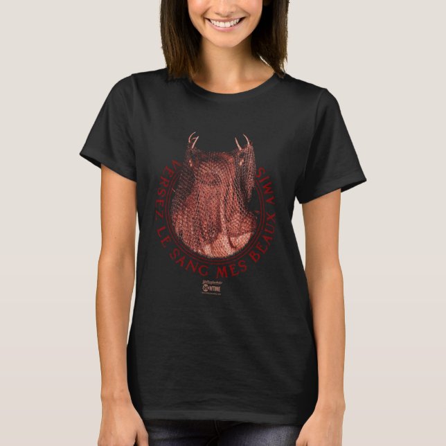 Yellowjackets Versez Le Sang Mes Beaux Amis T Shirt (Framsida)