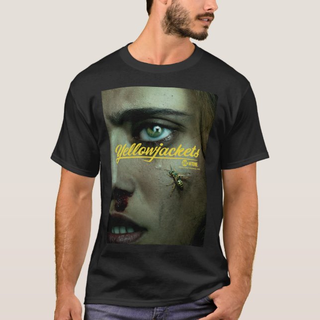 Yellowjackor Closeup Poster T Shirt (Framsida)
