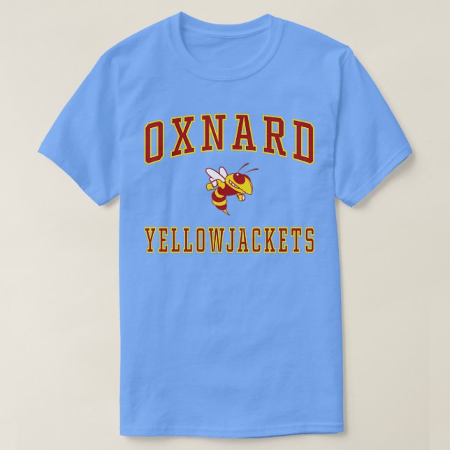 Yellowjackor i Oxnard High School C1 T Shirt (Design framsida)