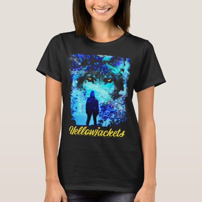 Yellowjackor Varg Ögon T Shirt (Framsida)