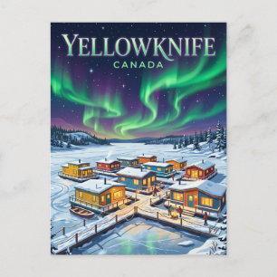 Yellowknife Kanada Vykort