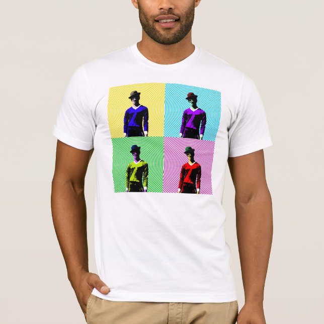 Yellowman Tealman, Greenman, Pinkman T Shirt (Framsida)