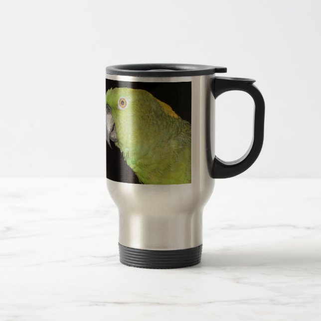 Yellownape amason resemugg (Höger)