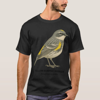 Yellowrumped Warbler Birds of California T Shirt