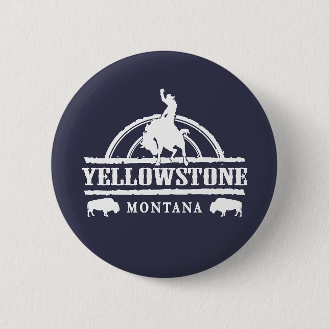 Yellowstomne-Buffalo-White- Knapp (Framsida)