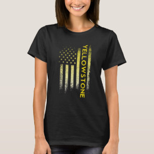 Yellowstone American Flagga T Shirt