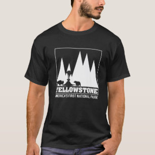 Yellowstone America's First National Park USA Park T Shirt