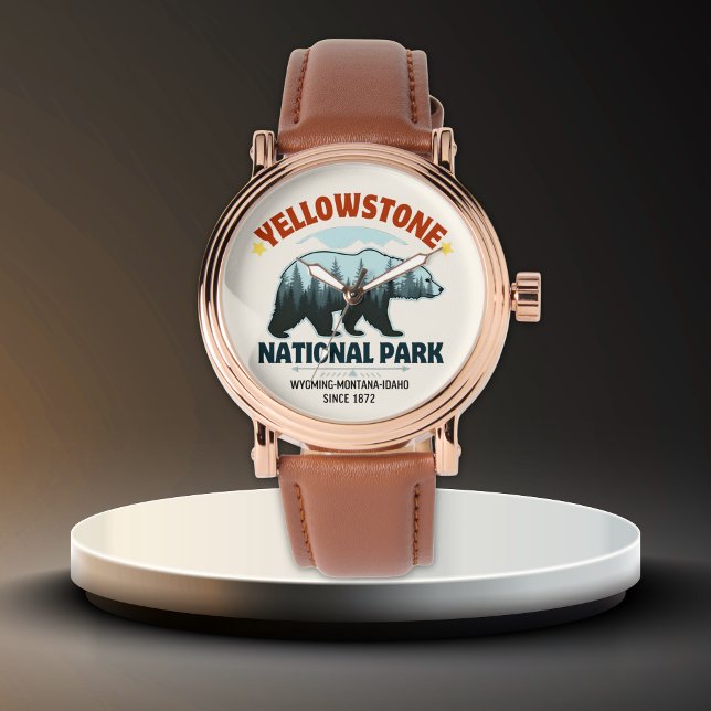 Yellowstone Bear Men’s Watch – Timeless Wilderness Armbandsur (Skapare uppladdad)