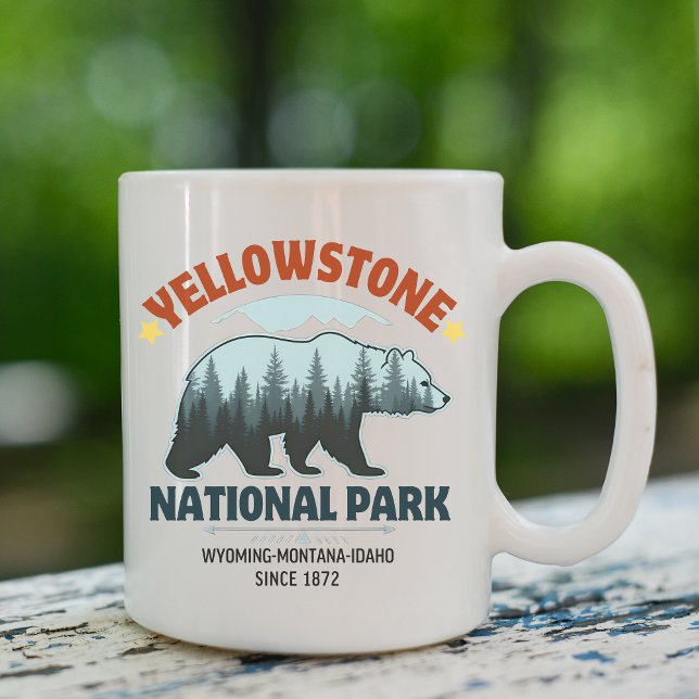 Yellowstone Bear – Sip the Spirit of the Wild Kaffemugg (Skapare uppladdad)
