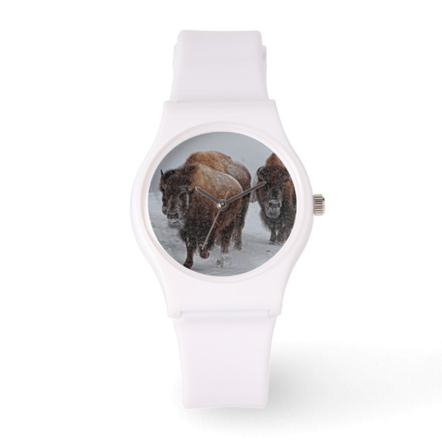 Yellowstone Bison Armbandsur (Framsida)