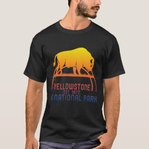 Yellowstone Bison Buffalo Shirt, USA:s nationalpar T Shirt