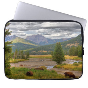 Yellowstone Bison Laptop Fodral