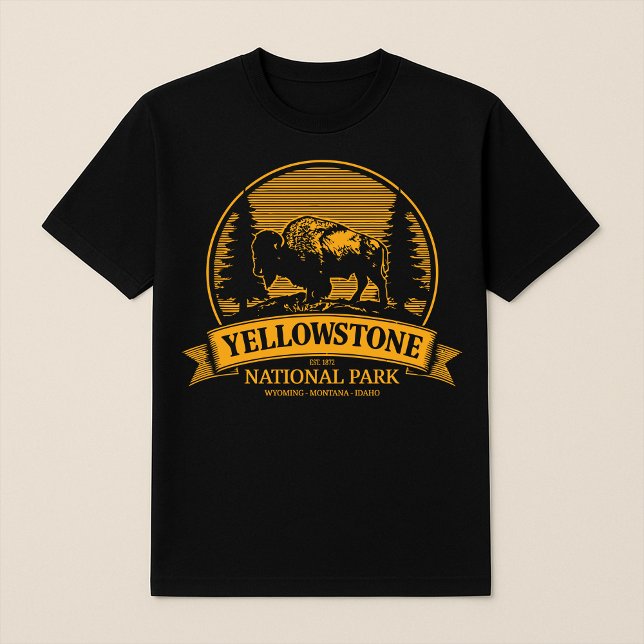 Yellowstone Bison National Park T-Shirt (Skapare uppladdad)