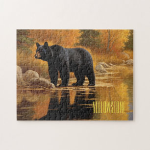 Yellowstone Black Bear Game Puzzle Pussel