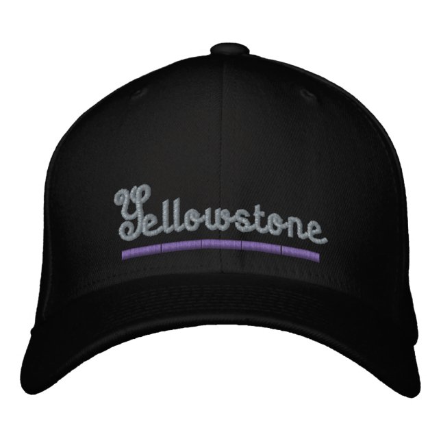 Yellowstone Broderad Basebollmössa Hatt Keps (Framsida)