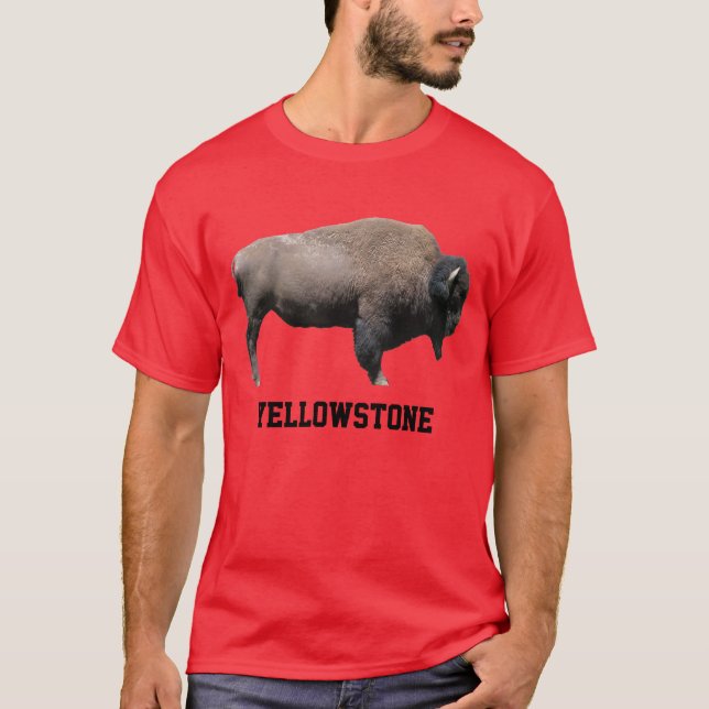 Yellowstone buffel t-shirt (Framsida)
