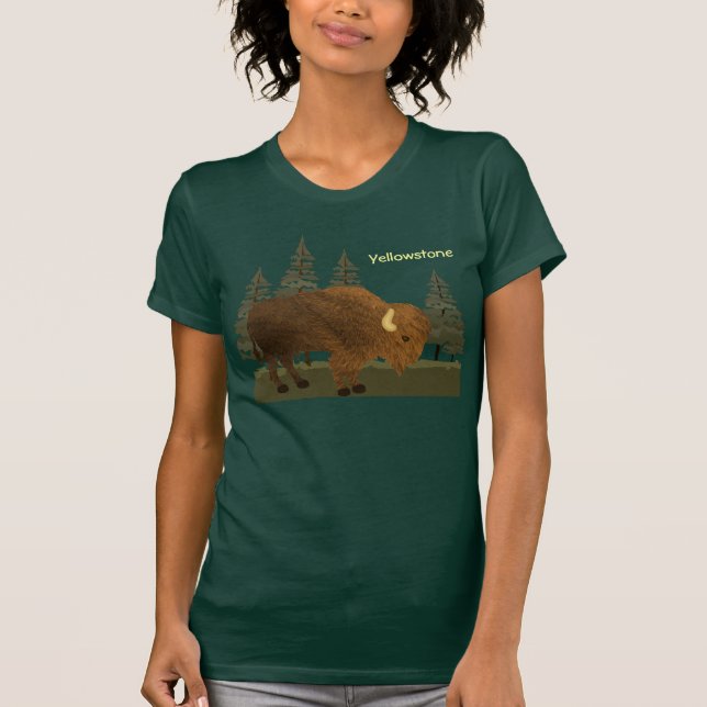 Yellowstone buffel t-shirt (Framsida)