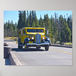 Yellowstone Buss Kor fiskestoppen Poster