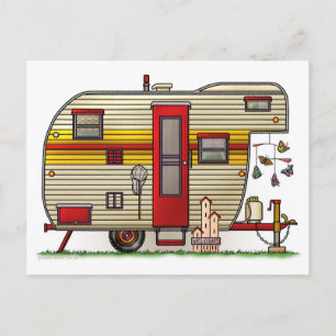 Yellowstone Camper Trailer Vykort
