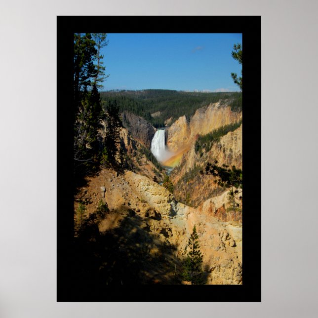 Yellowstone Canyon Falls Poster (Framsidan)