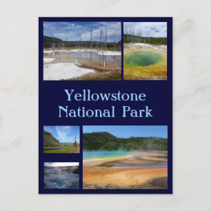 Yellowstone Collage 1 Vykort