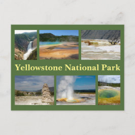 Yellowstone Collage 2 Vykort