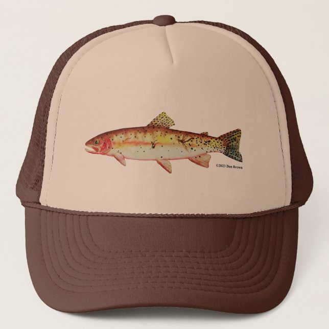 Yellowstone Cutmynningtrout: Baseball Hat Keps (Framsida)