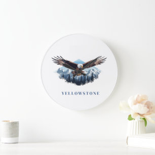 Yellowstone Eagle Stor Klocka