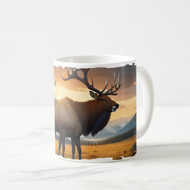 Yellowstone Elk Mugg (Framsida höger)