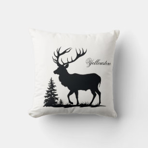 Yellowstone Elk Pillow Kudde
