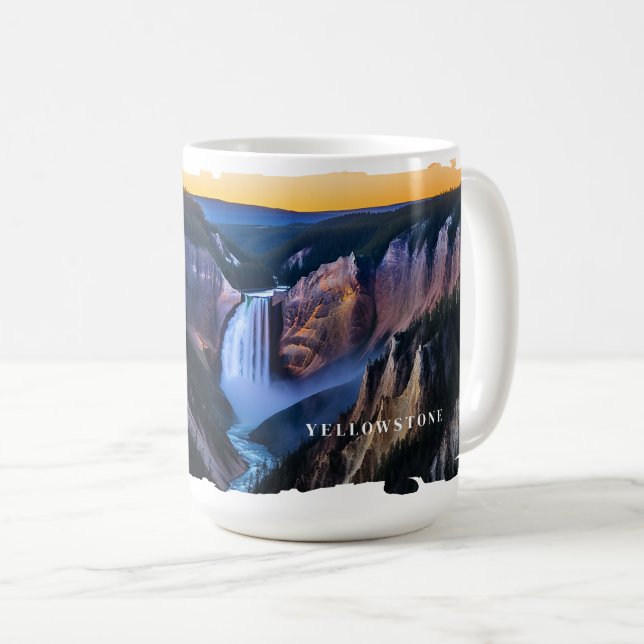 Yellowstone Falls Mugg (Framsida höger)