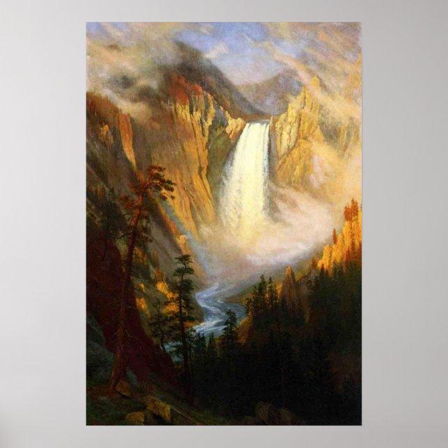 Yellowstone Falls Poster (Framsidan)
