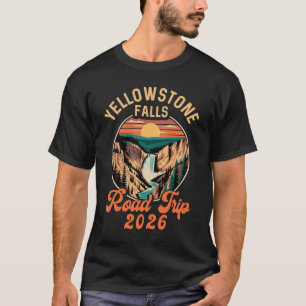 Yellowstone Falls Road Trip 2026 Sommarresa F T Shirt